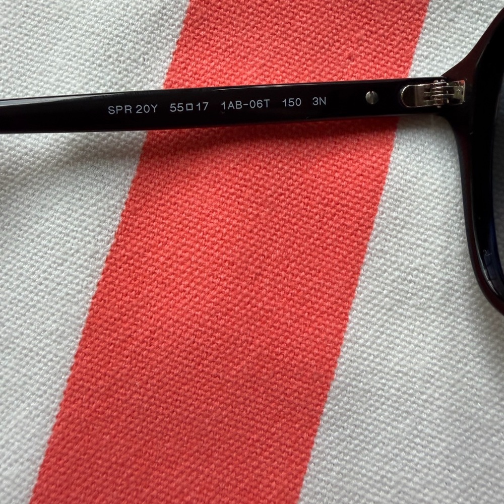 Prada PR 20-YS 5517 Black Sunglasses with Gradient Gray Lenses - Picture 4 of 11